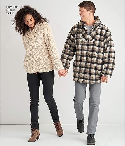 Miniatura 6 de NEW LOOK Patrón de costura 6588 - Tops unisex, A (XS-S-M-L-XL)