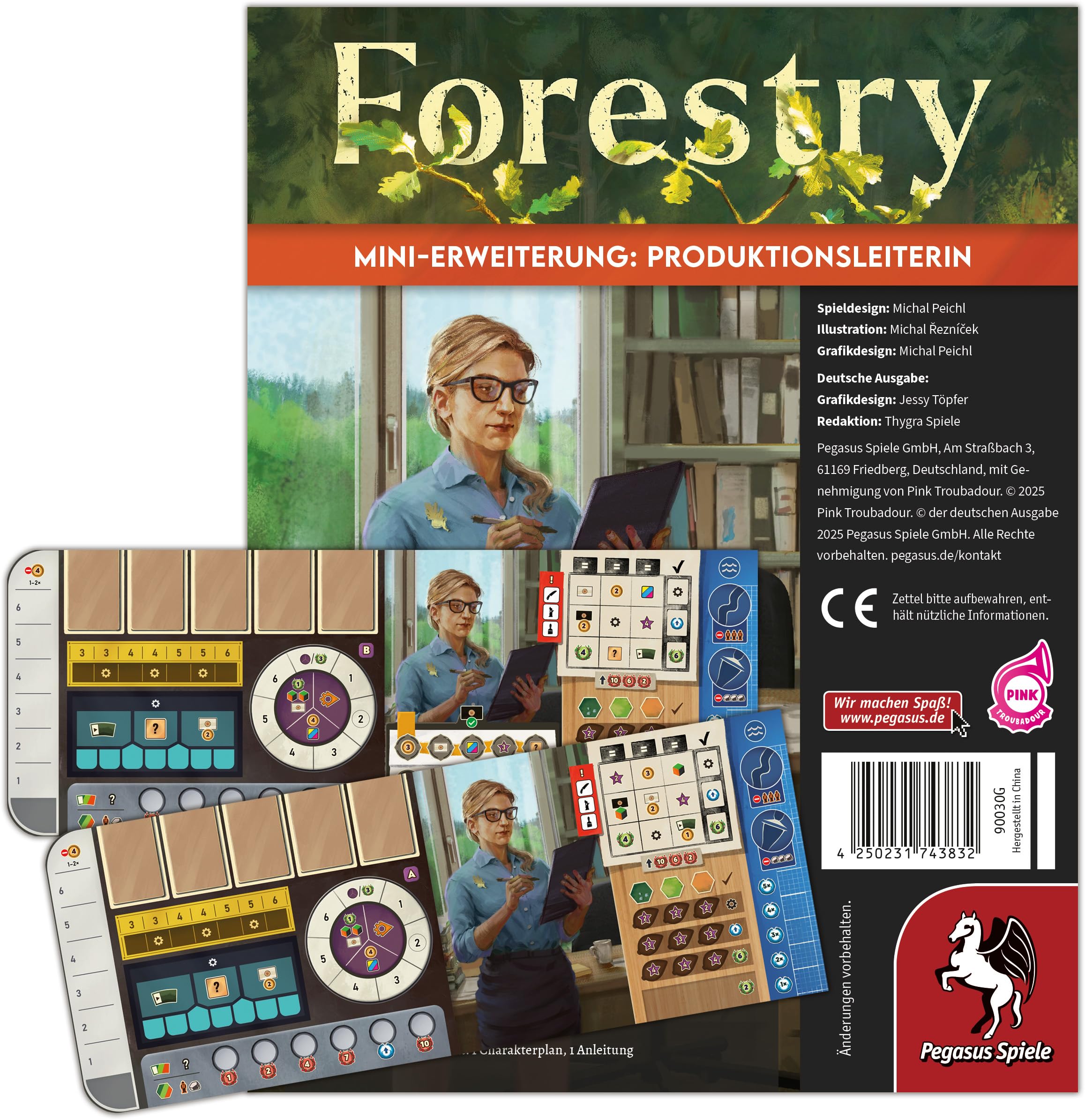Pegasus Spiele Forestry: Die Produktionsleiterin [Mini-Erweiterung]