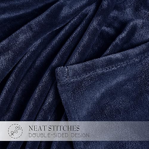 Miniatura 3 de RYB HOME - Manta de felpa suave, liviana, lujosa, mullida y cálida para el hogar, la sala de estar y el dormitorio, tamaño King de 90 x 108