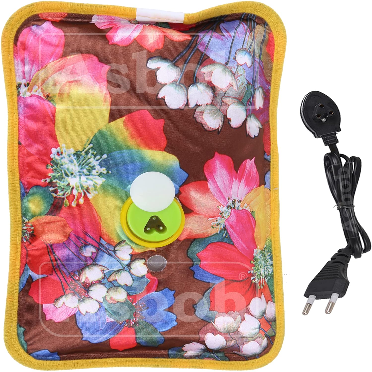 Asbob Rechargeable electric heating pad electric hot water bag, hot rubber water bag, hot water bottle & heating pad for back pain, neck pain, knee pain & shoulder pain (Any Random Color & Design) Asbob Rechargeable electric heating pad electric hot water bag, hot rubber water bag, hot water bottle & heating pad for back pain, neck pain, knee pain & shoulder pain (Any Random Color & Design)