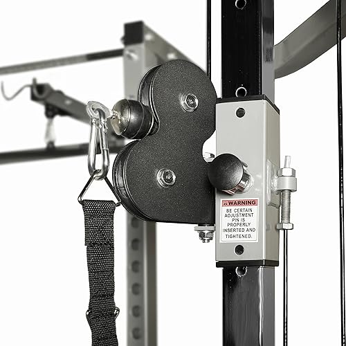 Miniatura 6 de Valor Fitness BD-11 - Estante de potencia resistente con barra de dominadas cromada y jaula de potencia Optins para un gimnasio completo en casa de