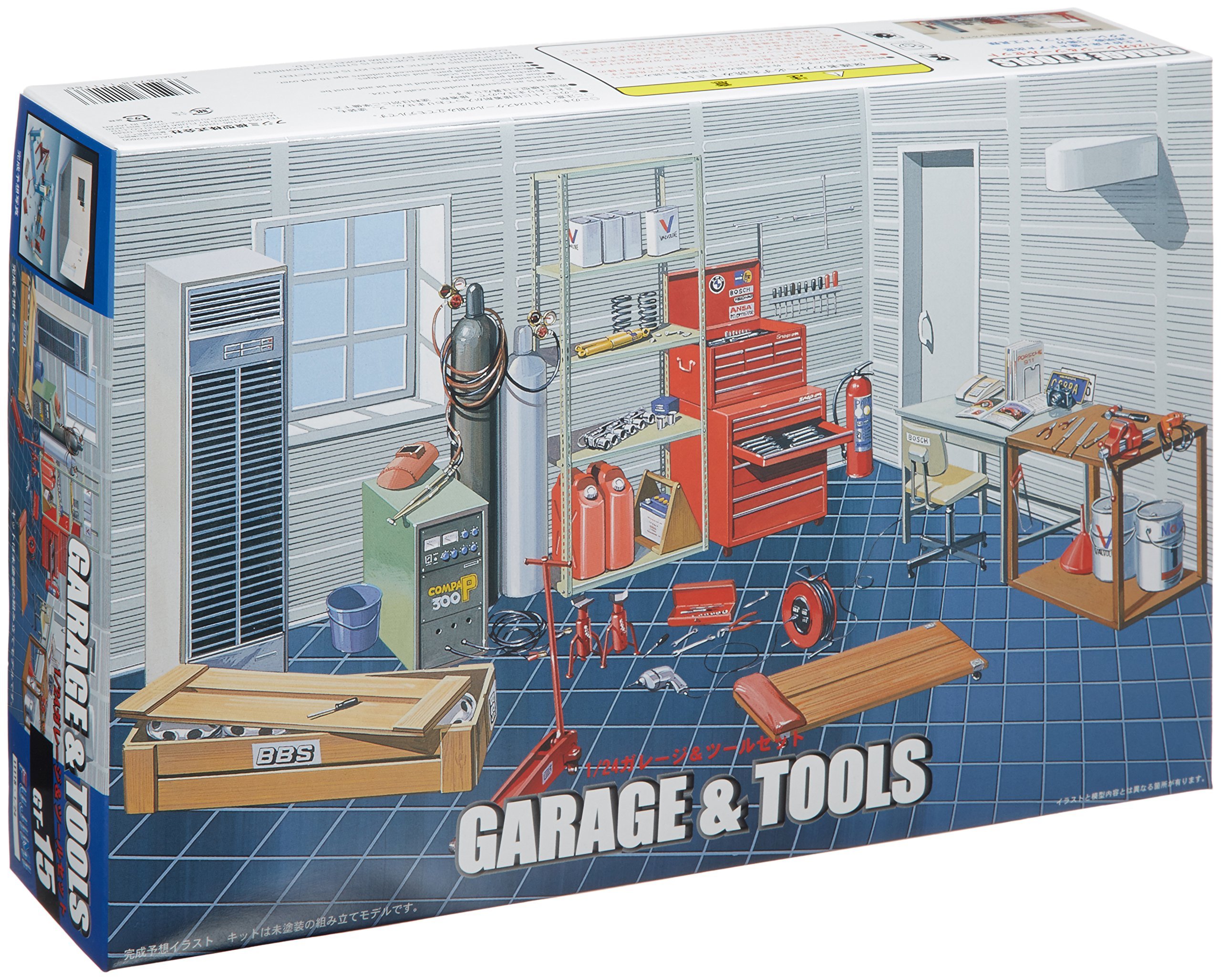Fujimi 1/24 Scale Garage and Tools - Plastic Model Building Kit # 116358