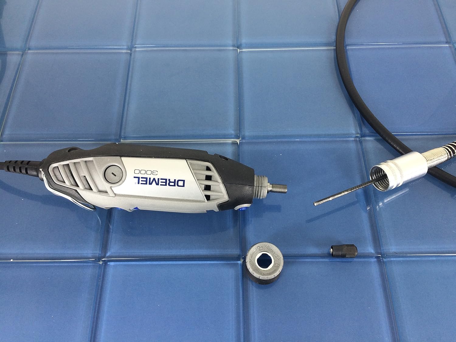 TEMO 42 Inch (1 Meter) Flexible Flex Shaft Polishing Chuck for Dremel and Compatible Rotary Grinder Tool