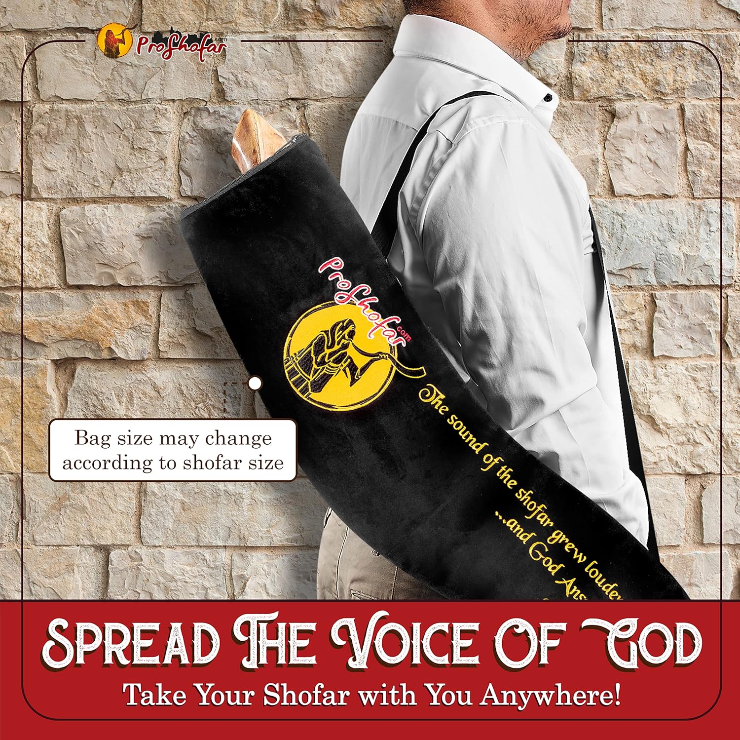 46"-50" Yemenite Shofar Kosher & polish+ Free Bag : Musical Instruments