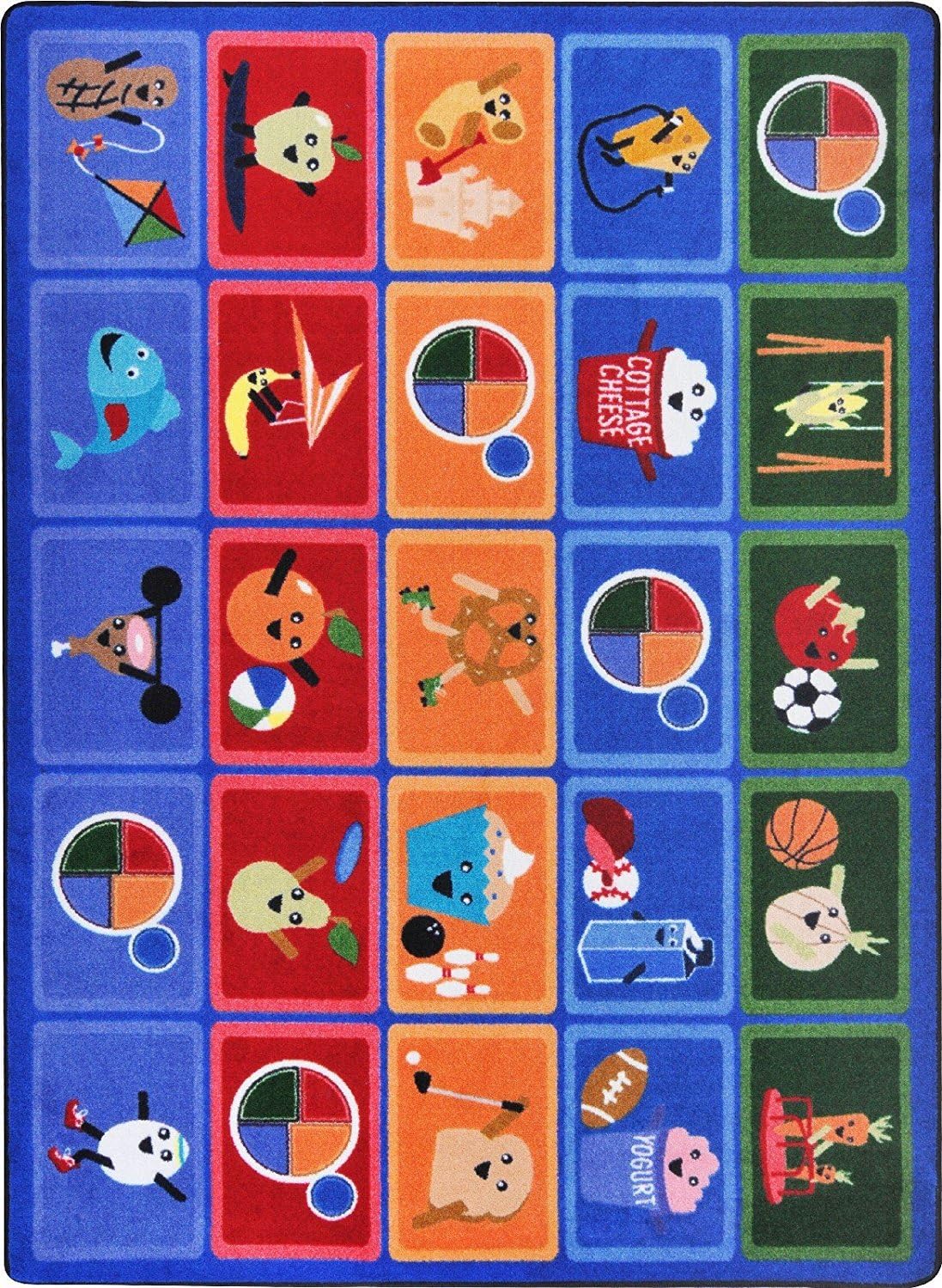 Joy Carpets Healthy Choices Rug, Multi, 10'9" x 13'2