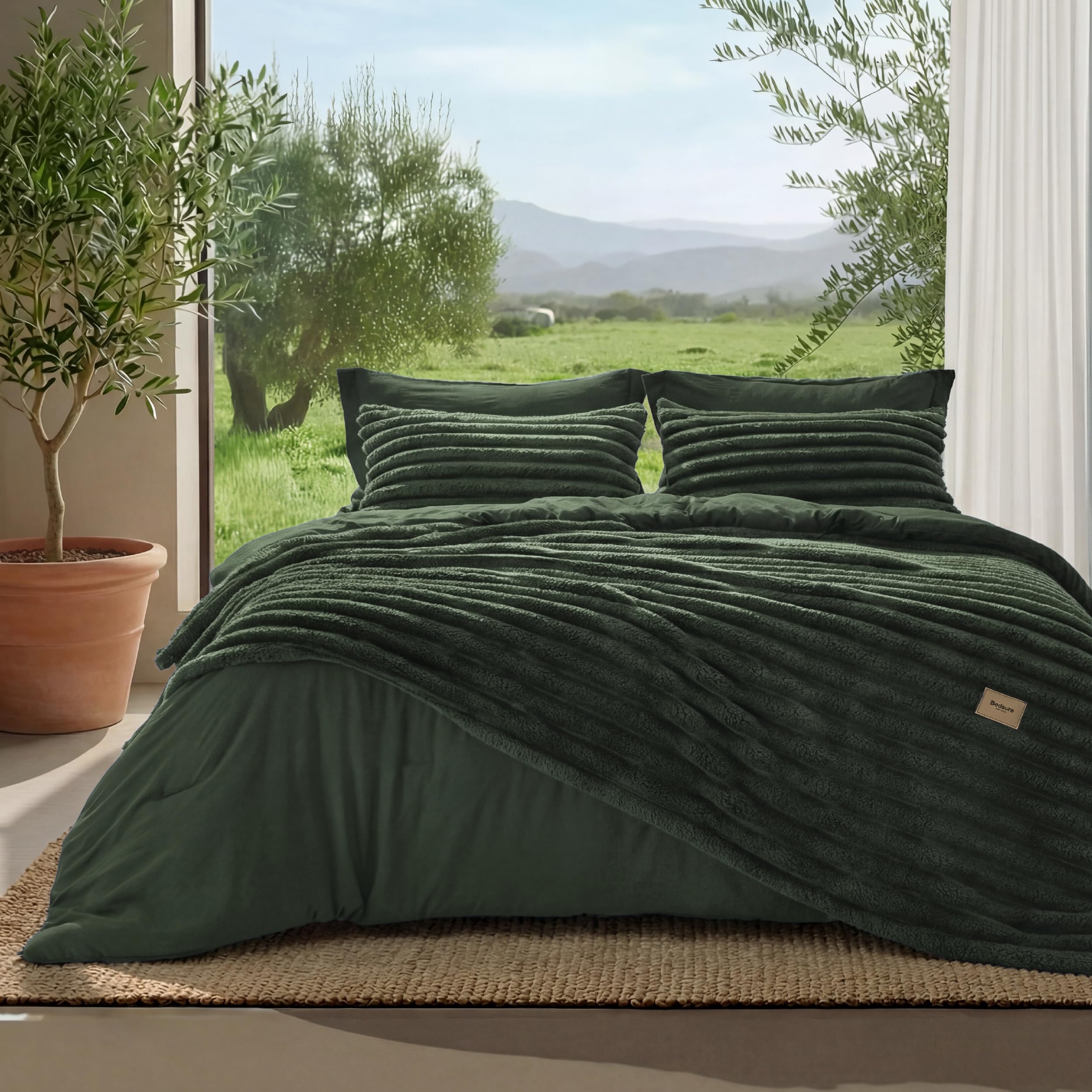 Bedsure Gentlesoft 2-in-1 King Comforter Set