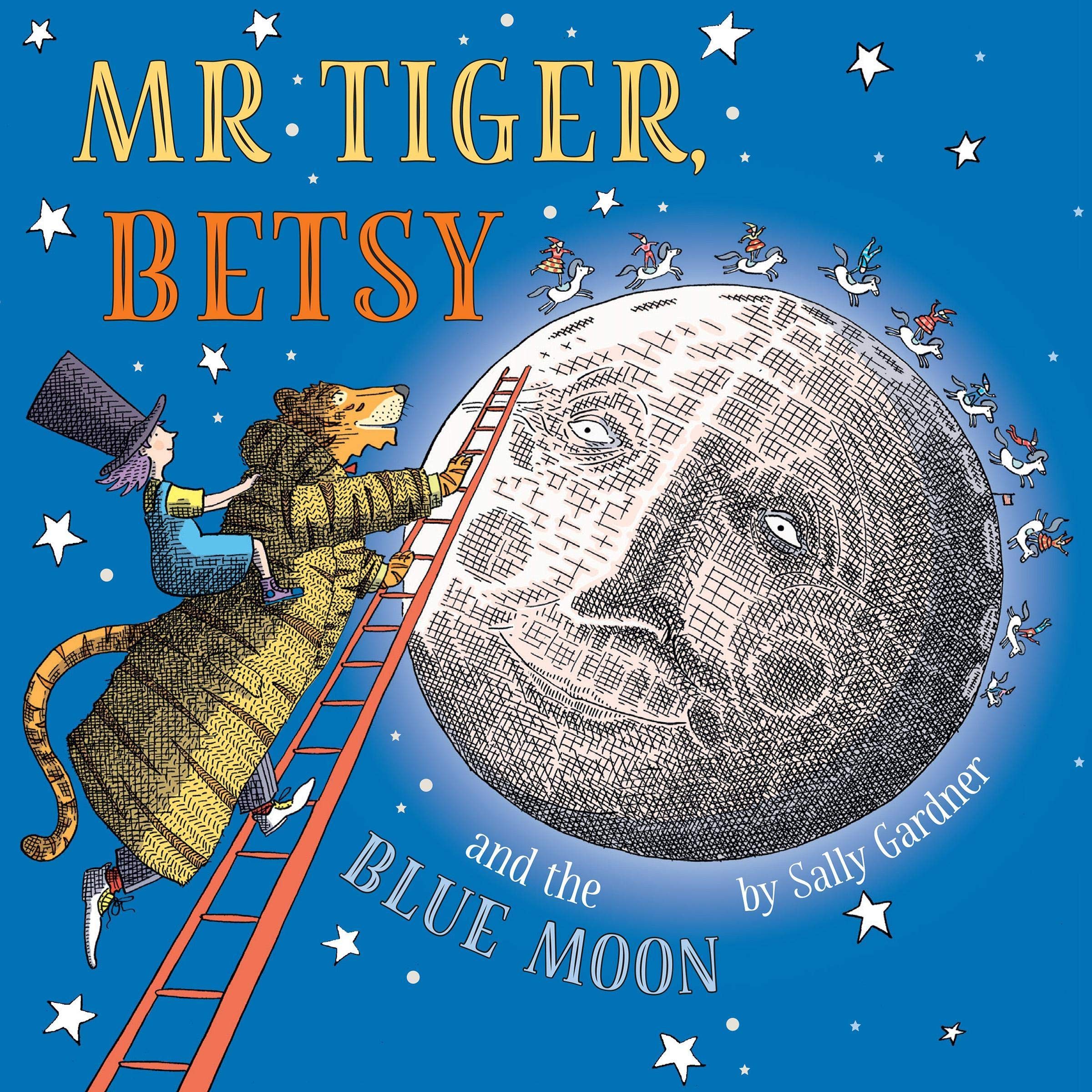 Cover art for Mr Tiger, Betsy and the Blue Moon