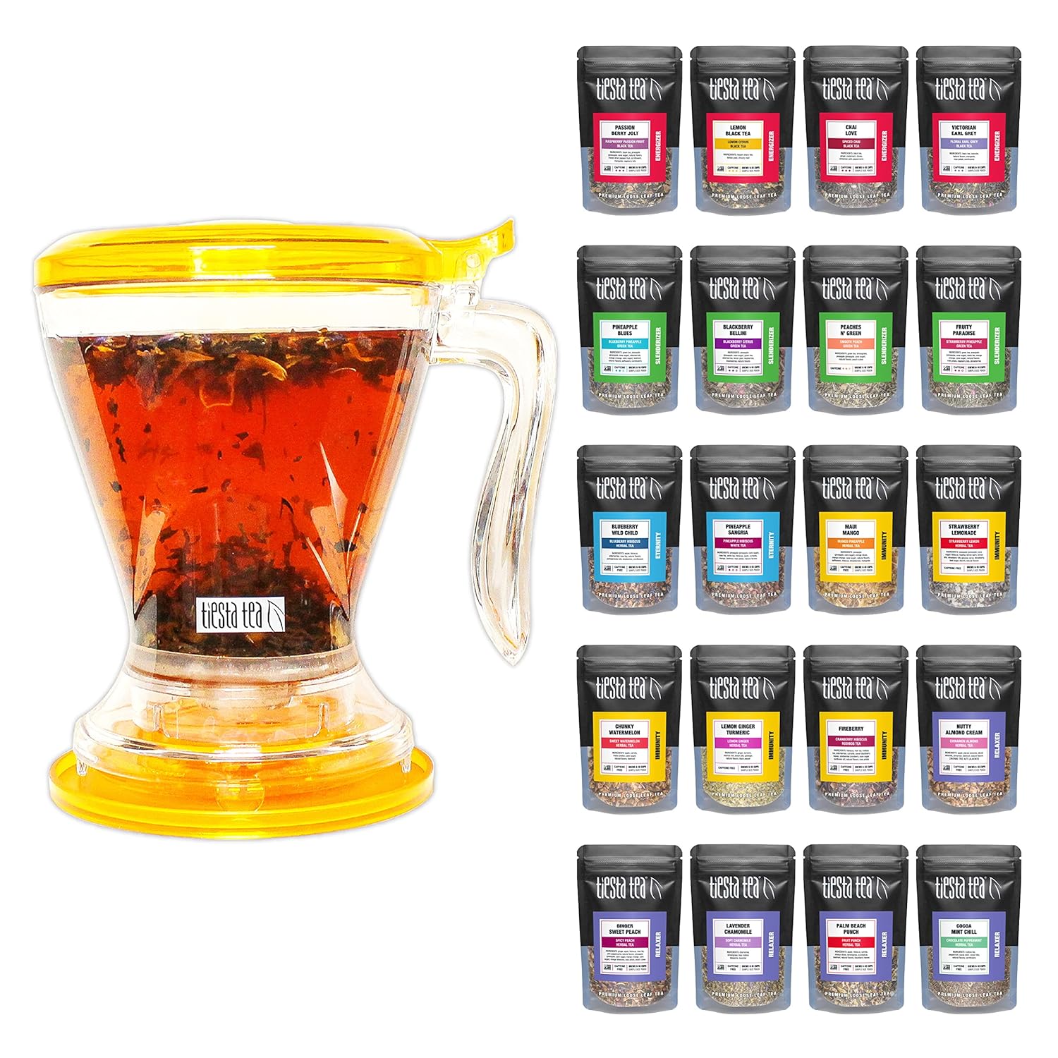 Tiesta Tea Discovery Tea Sampler Set and Brewmaster Tea
