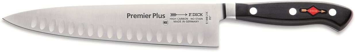 F. DICK Nóż szefa kuchni, Premier Plus Eurasia (nóż z ostrzem 21 cm, stal X50CrMoV15, nierdzewna, 56° HRC) 81448212K