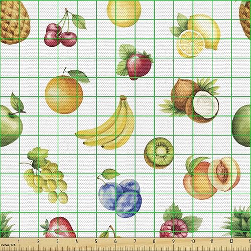 Vista 359 de Lunarable The Yard, tela azul real de The Yard, patrón de cerámica inspirado en el Medio Oriente estilo marroquí, estampado oriental, tela de satén