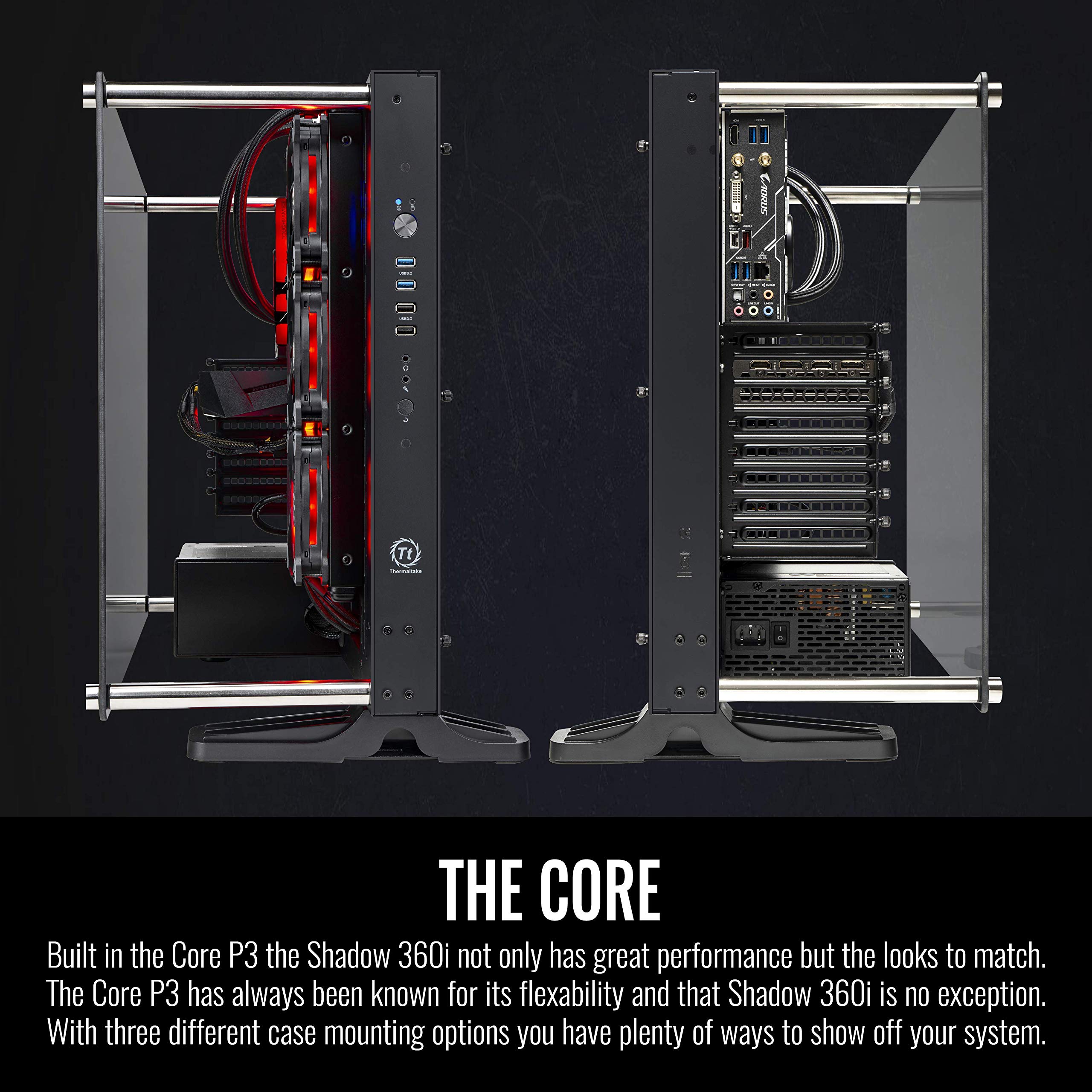 Amazon.com: Thermaltake Shadow 360i Liquid-Cooled PC (AMD Ryzen 5