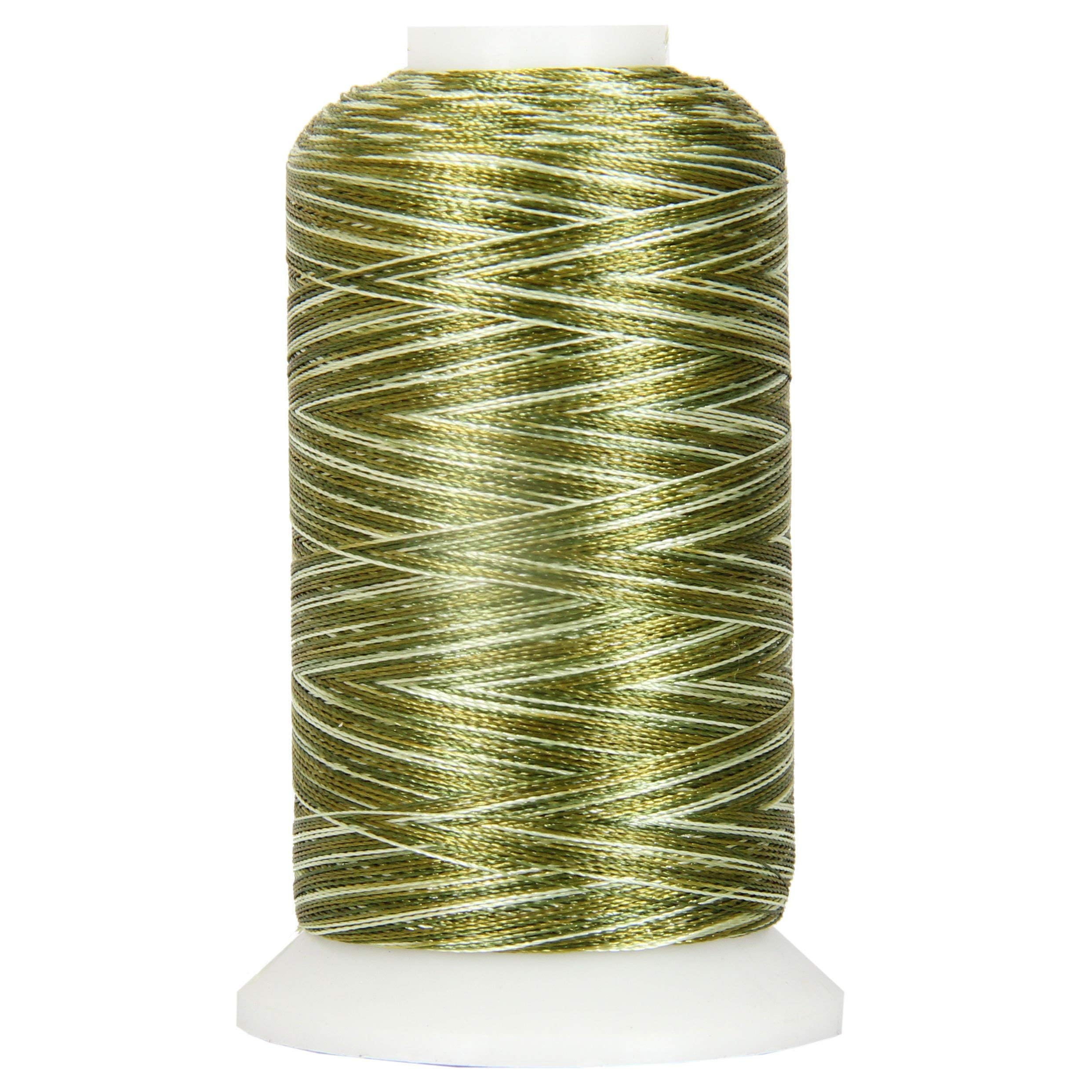 ThreadArt Polyester Machine Embroidery Thread, 1000M 40wt, Garden Greens