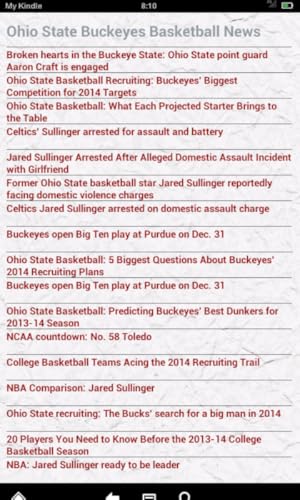 Ohio St Basketball News (Kindle Tablet Edition)
