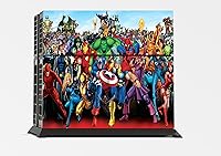 Vista 2 de Superhero Skins para PS4 Playstation 4 - Calcomanías de consola Vinal + juego de 2 controles