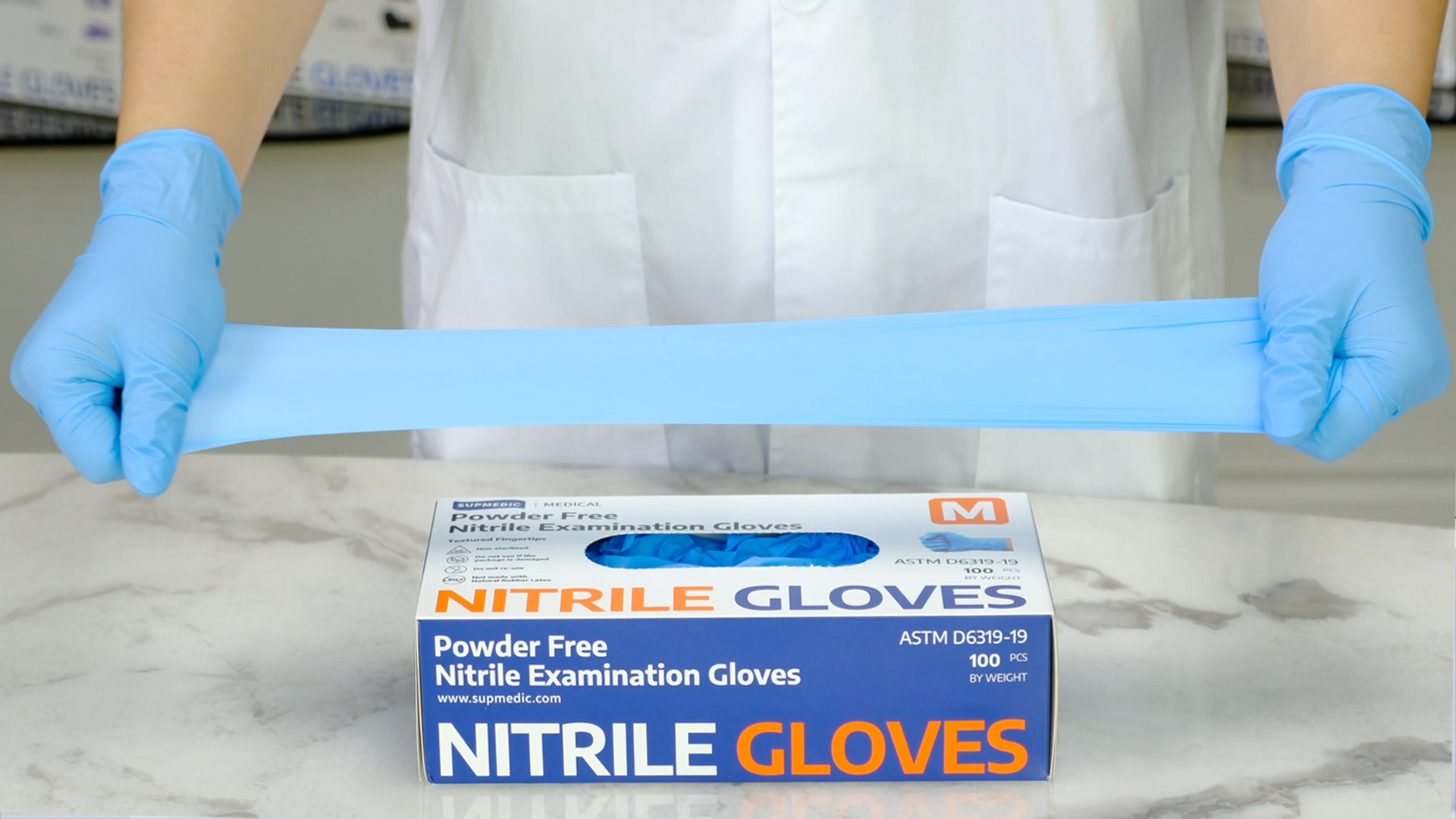 Amazon.com: Supmedic Medical Nitrile Exam Gloves, Latex-Free 
