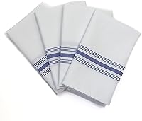 Vista 13 de Fabric Textile Products Servilletas Bistro Signature Stripe Servilletas de cena de tela de poliéster duraderas y resistentes a las manchas 18 x