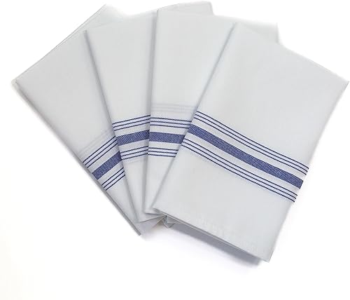 Miniatura 13 de Fabric Textile Products Servilletas Bistro Signature Stripe Servilletas de cena de tela de poliéster duraderas y resistentes a las manchas 18 x