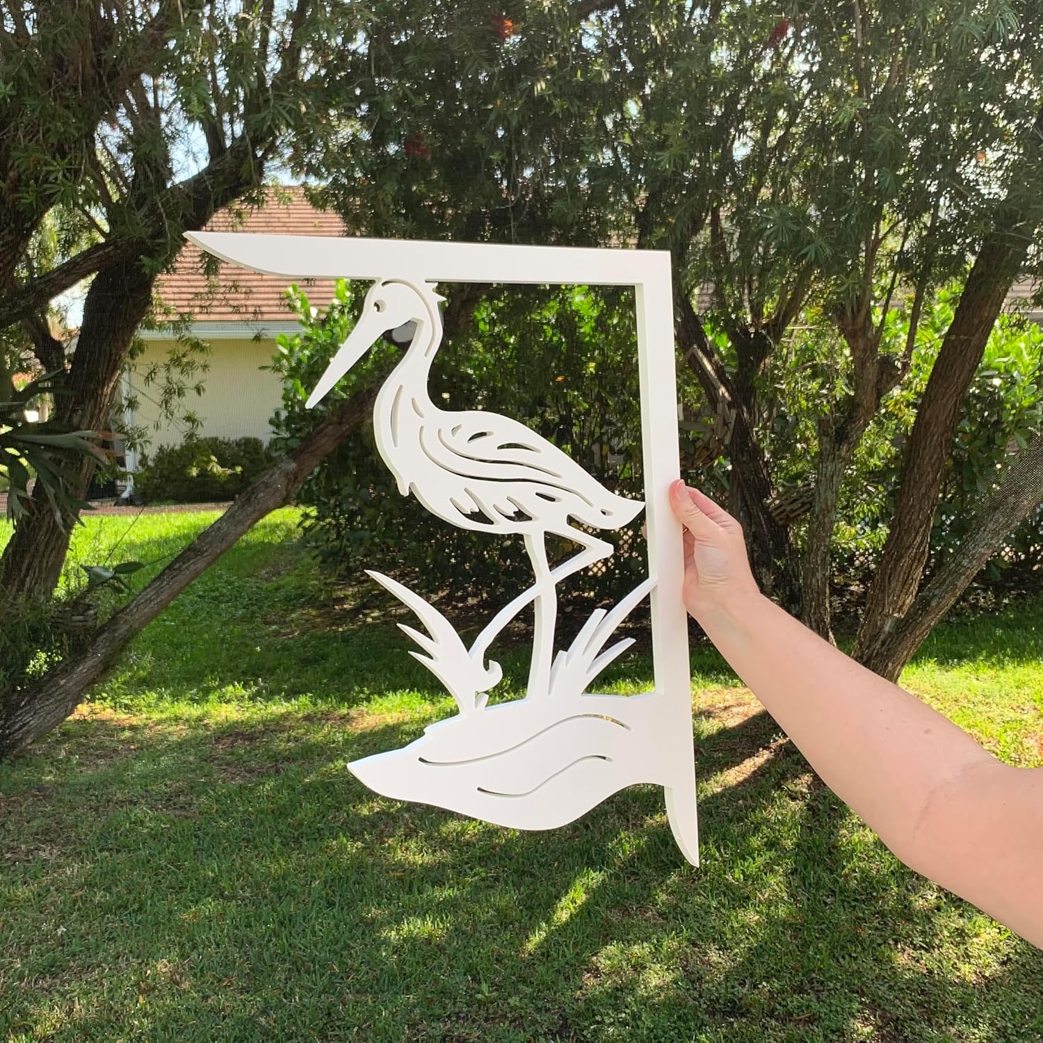 Heron Mailbox Bracket. Large. Long Lasting & Fabulous!