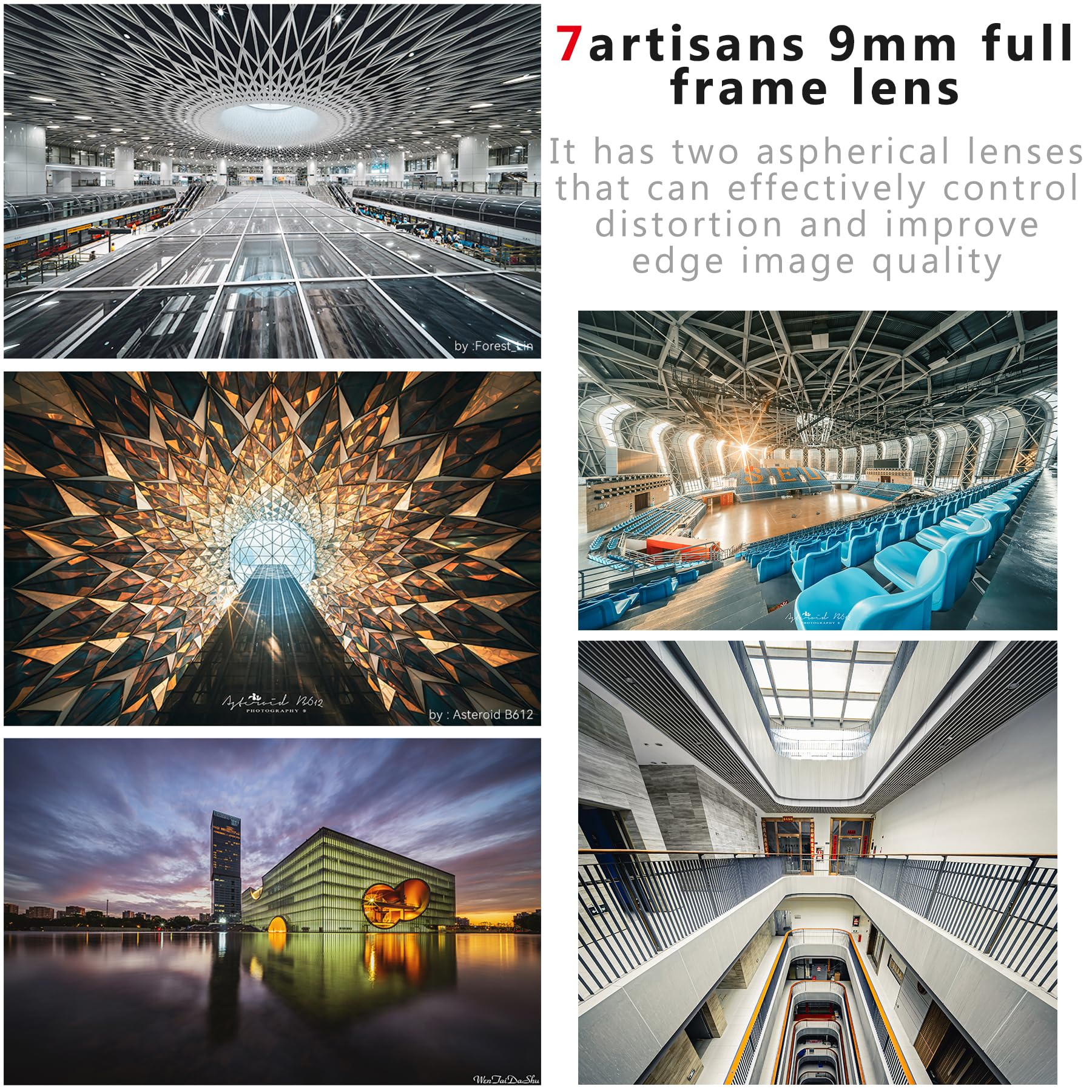 7artisans 9mm F5.6 Nikon Z Ultra grandangolo Macro obiettivo fotocamera digitale full frame,di messa a fuoco manuale per Nikon Z-Mount fotocamera, nero