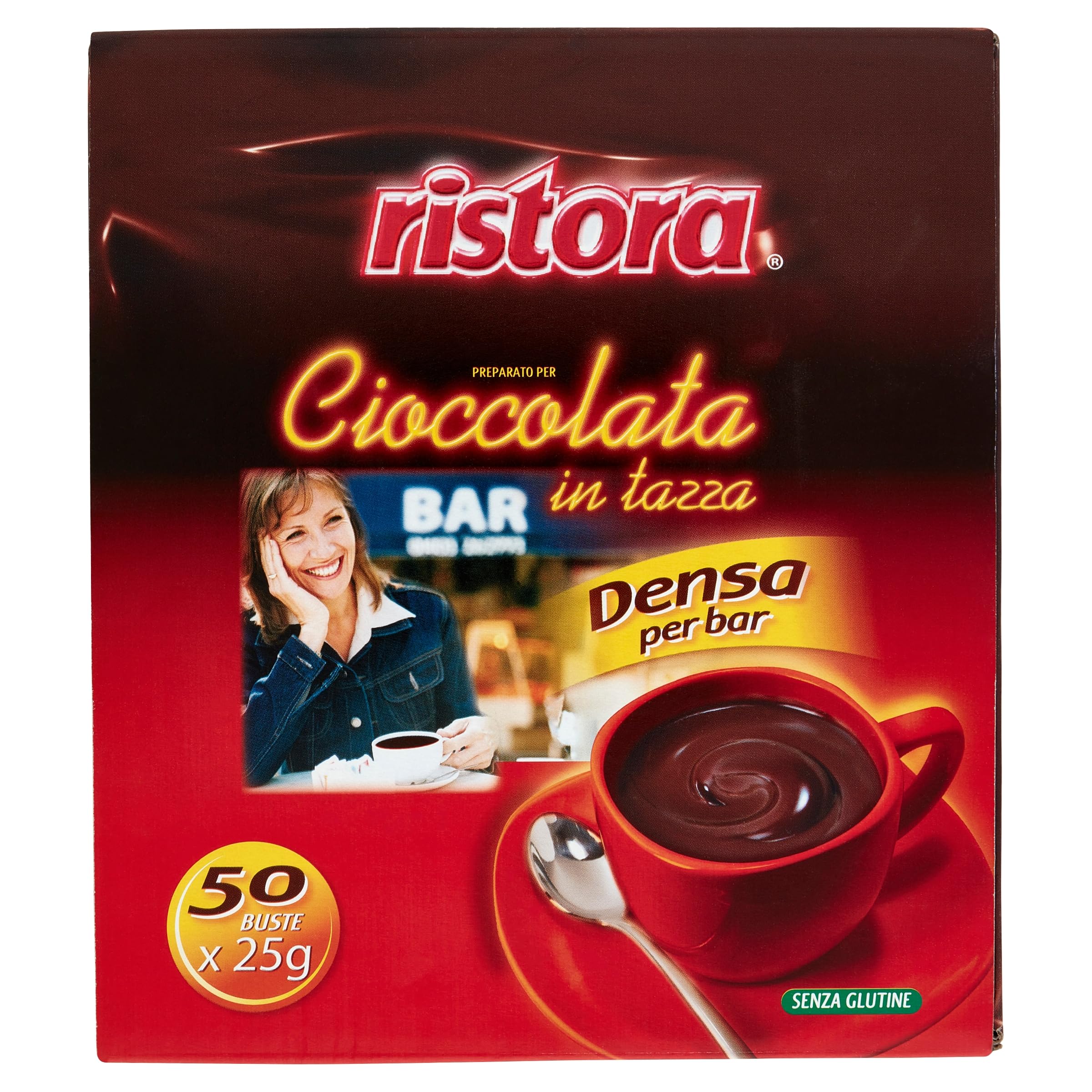 Ristora - Cioccolato solubile da bar 25gr, 50 bustine [1250gr]