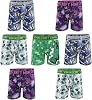 Minecraft Boys' Ultimate Gamer Athletic Boxer Briefs, 7 Soft Pairs with Coolcraft Tech Sizes 4-12
