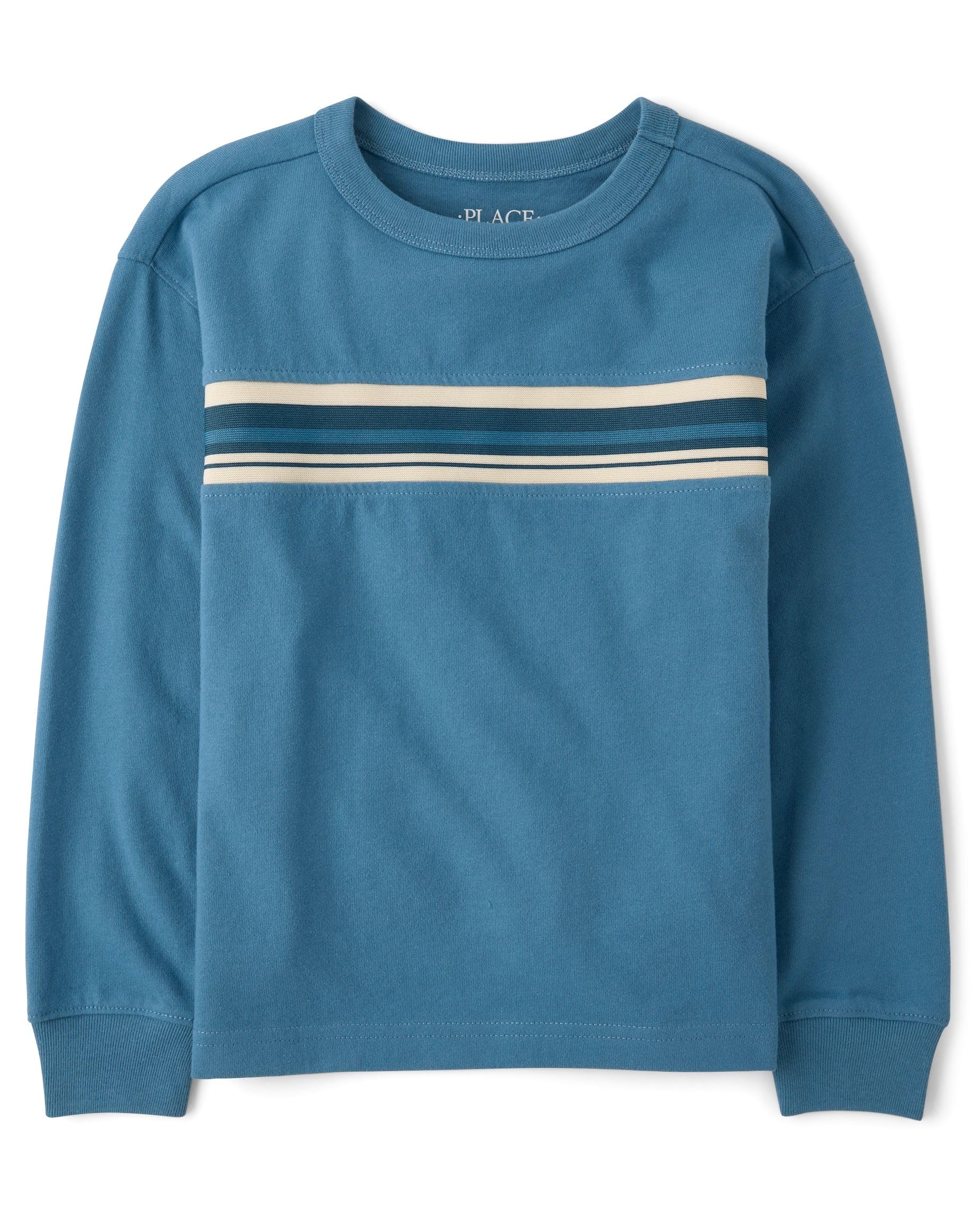 The Children's Place Boys' Long Sleeve Everyday Casual Knit Shirt