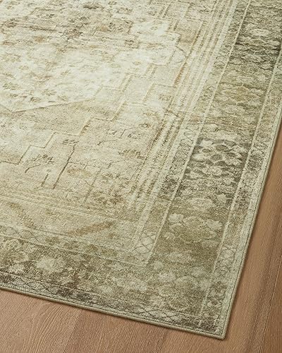 Miniatura 12 de Loloi Magnolia Home de Joanna Gaines, Colección Banks BAN-06 NaturalGranito 5'-0" x 7'-6", 0.13" de altura de pelo, lavable a máquina, alfombra de