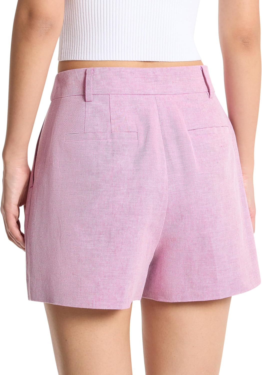 Michael Kors Women's Pleated Linen Short
