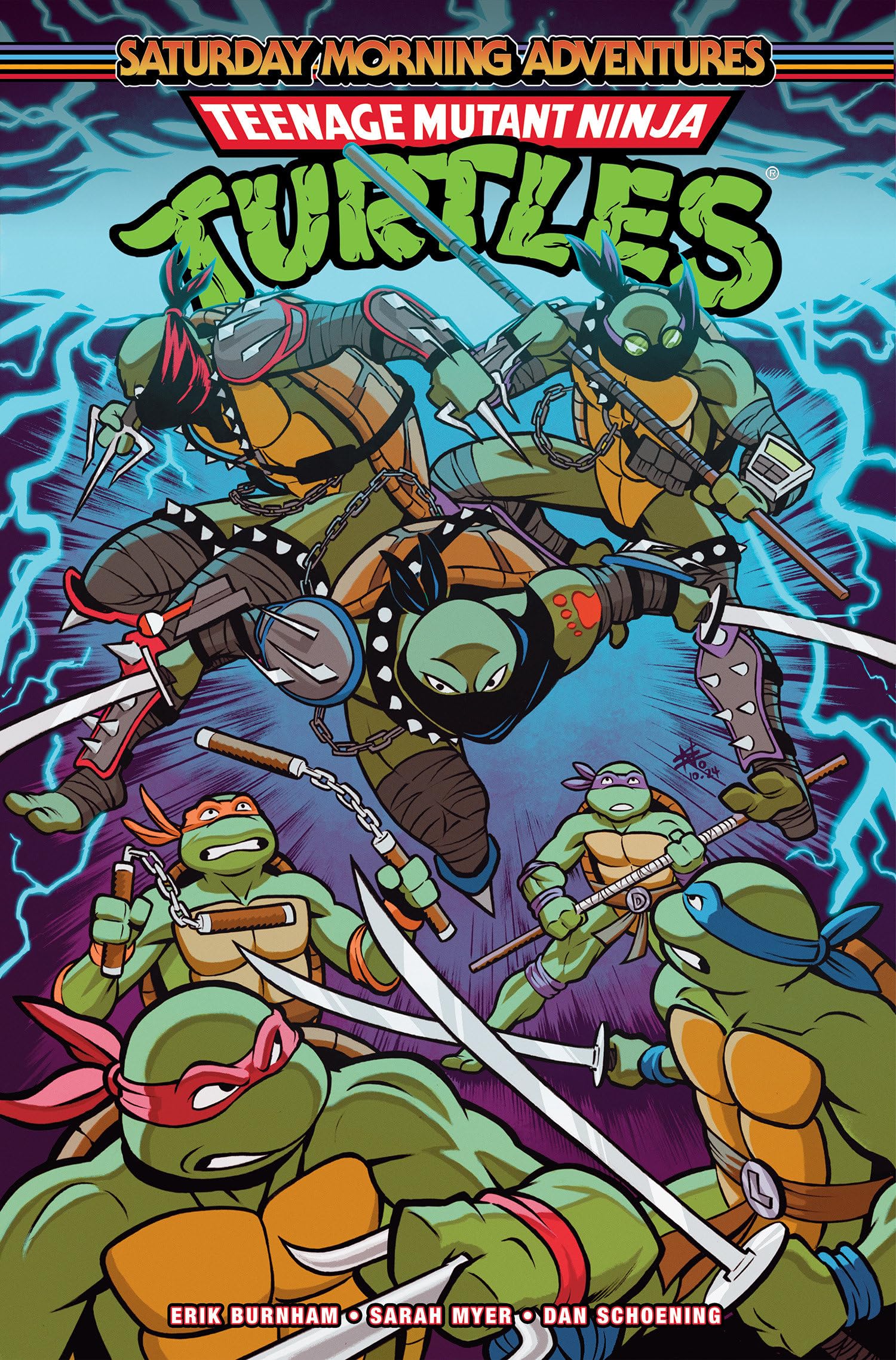 Teenage Mutant Ninja Turtles Saturday Morning Adventur by Erik Burnham PAPERBACK