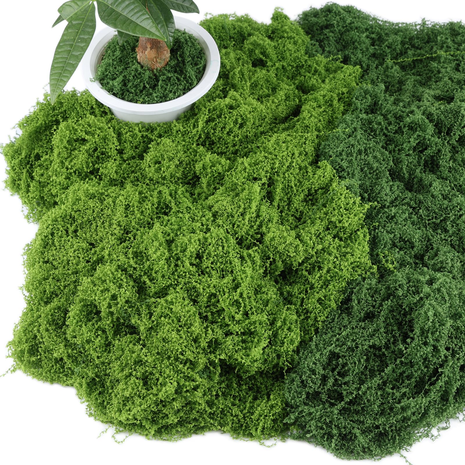 Acual Fake Moss 200g, Artificial Moss, Dark And Light Green Moss Artificial