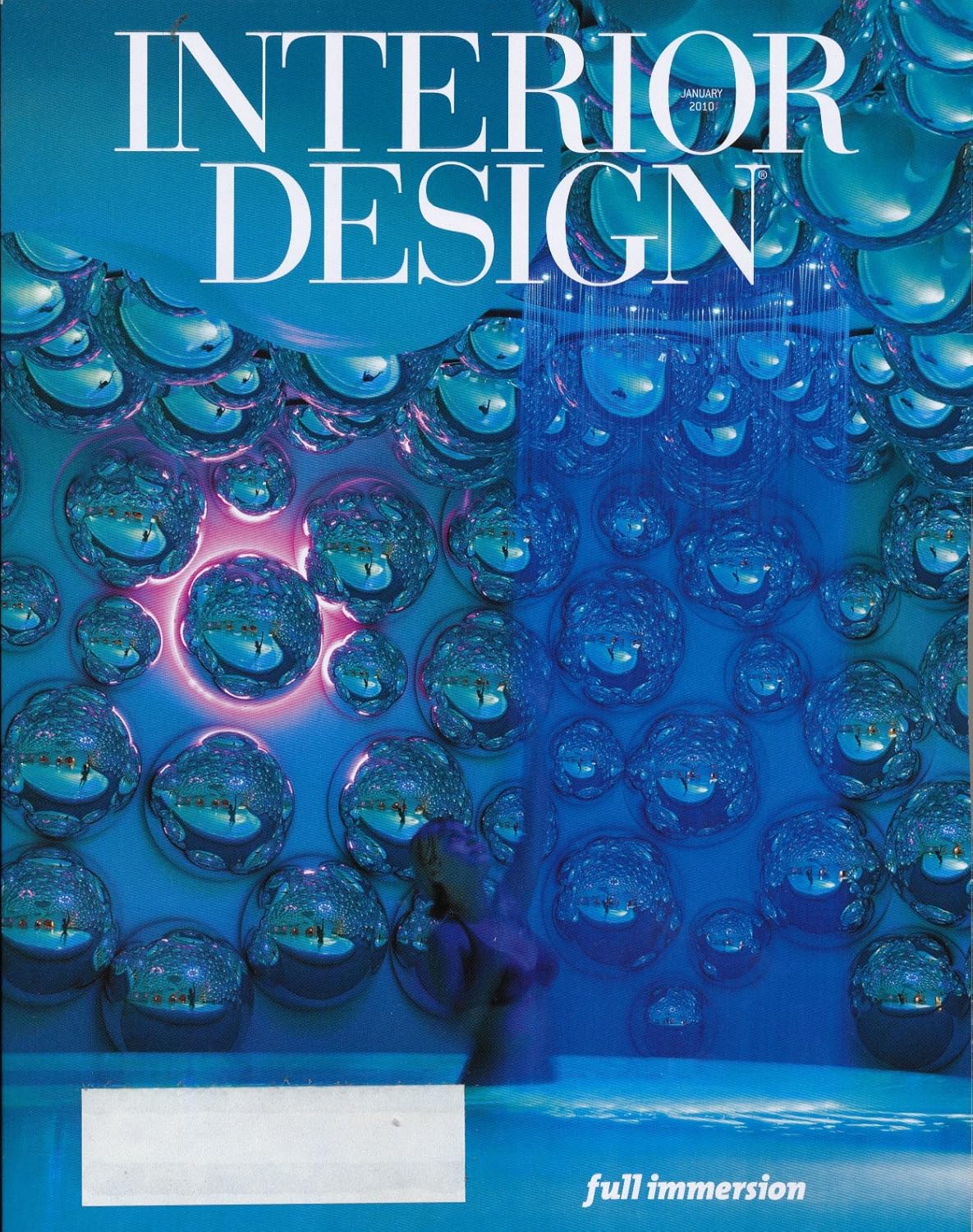 INTERIOR DESIGN MAGAZINE JANUARY 2010 FULL IMMERSION INTERIOR DESIGN