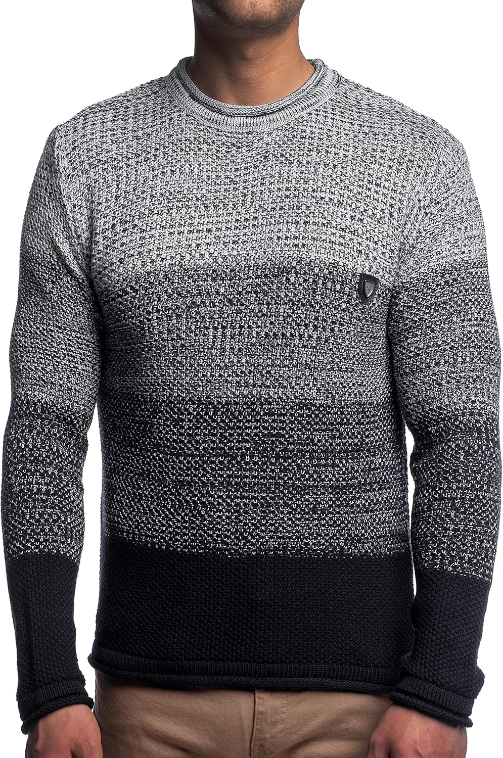 Suéter De Cuello Alto Jersey De Punto Ajustado Para Hombre | Envío Gratis
