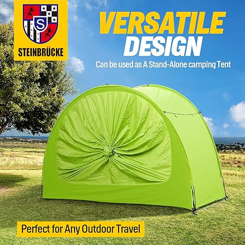 Miniatura 7 de Tienda de campaña universal para SUV con amplio toldo, tienda de campaña impermeable de 157.480 in, capacidad para dormir hasta 4 personas,