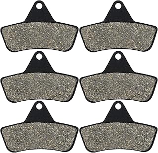AHL Semi-metallic Front and Rear Brake Pads FA271 for Arctic Cat 250 2x4 4x4 1999-2004 /300 2x4 4x4 1998-2004 /400 2x4 4x4 /500 4x4 / 500 4x4 Utility /Bearcat 454 2x4 1997-1998 / Bearcat 454 4x4 1996-1998/ Most models 1996-2004 (pack of 3)