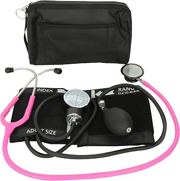 Prestige Medical Aneroid Sphygmomanometer/Clinical Lite Kit, Neon Pink