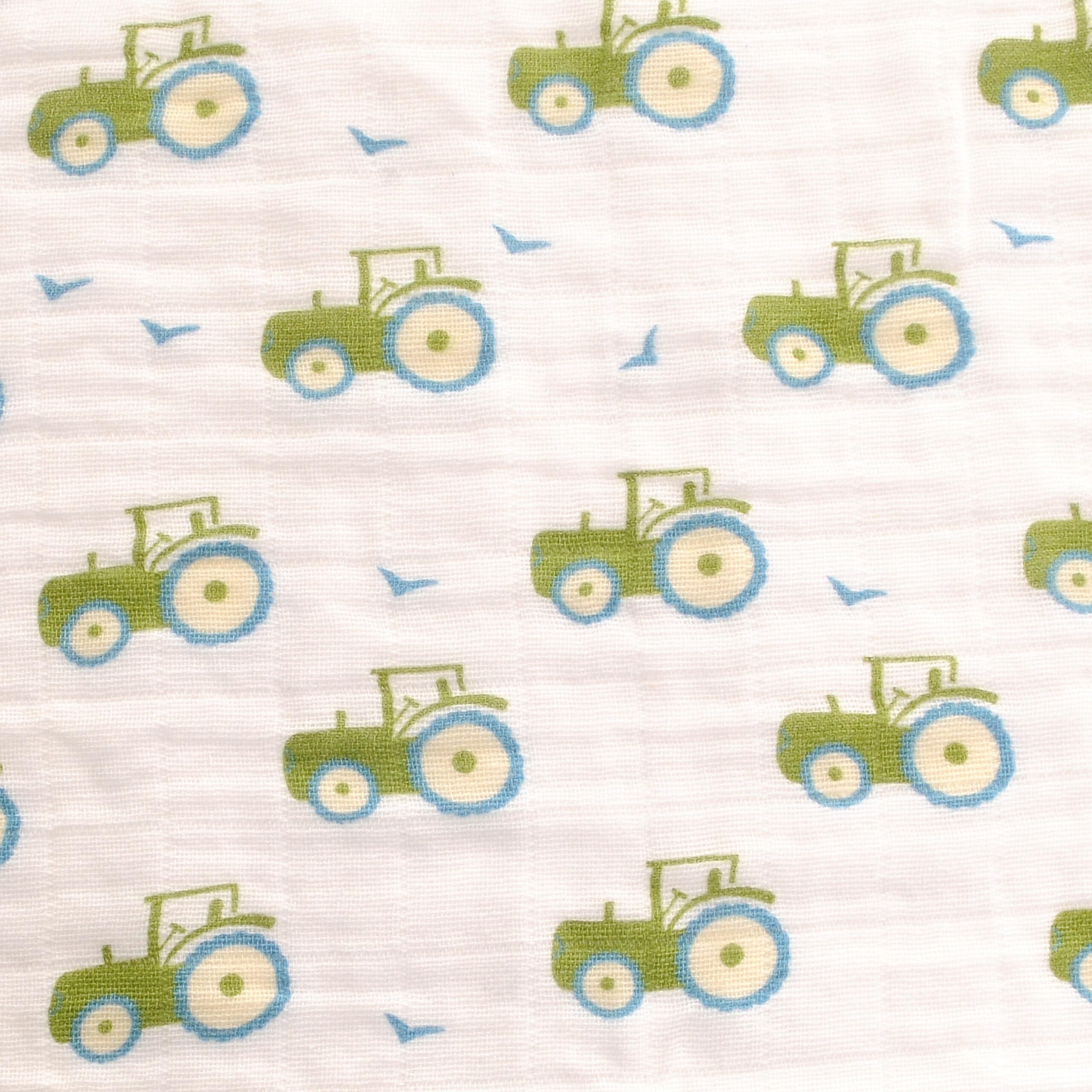 baby exklusives musselin-tücher squares - thick absorbent cotton - blau und weiß