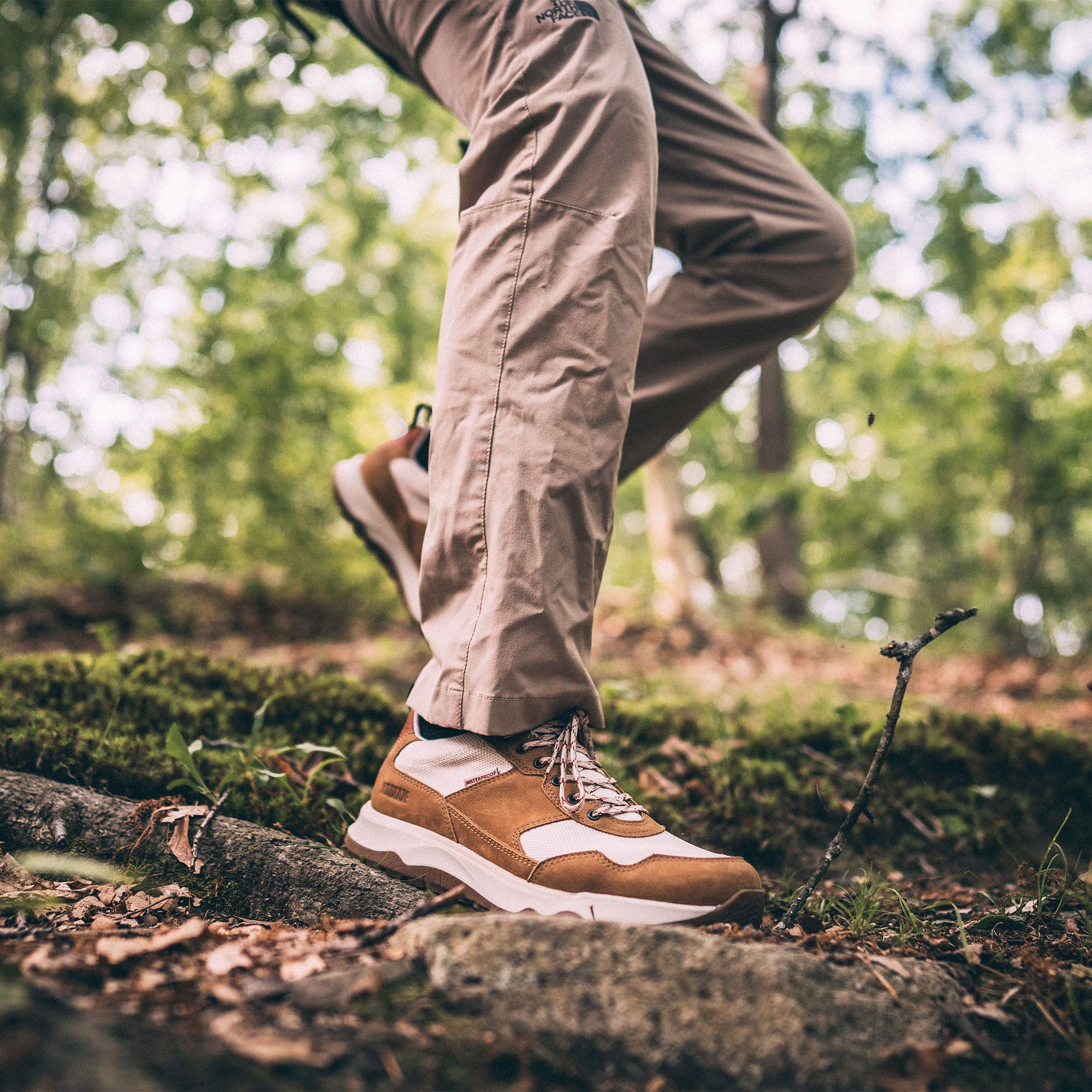 Kodiak Men's Low-Cut Skogan Waterproof Hiking Shoe, Wheat/Cream, 10