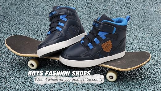 Amazon.com | Eggseed Boys Snow Fashion Boots Winter Waterproof Fur