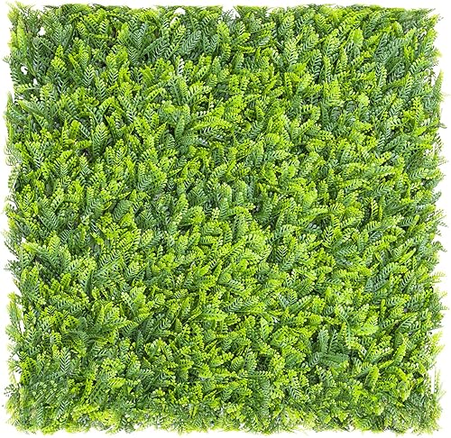 Miniatura 127 de Windscreen4less 6 paneles artificiales de boj de 20 x 20 pulgadas, seto topiario, plantas, hierba, pantalla de privacidad para exteriores, Boj