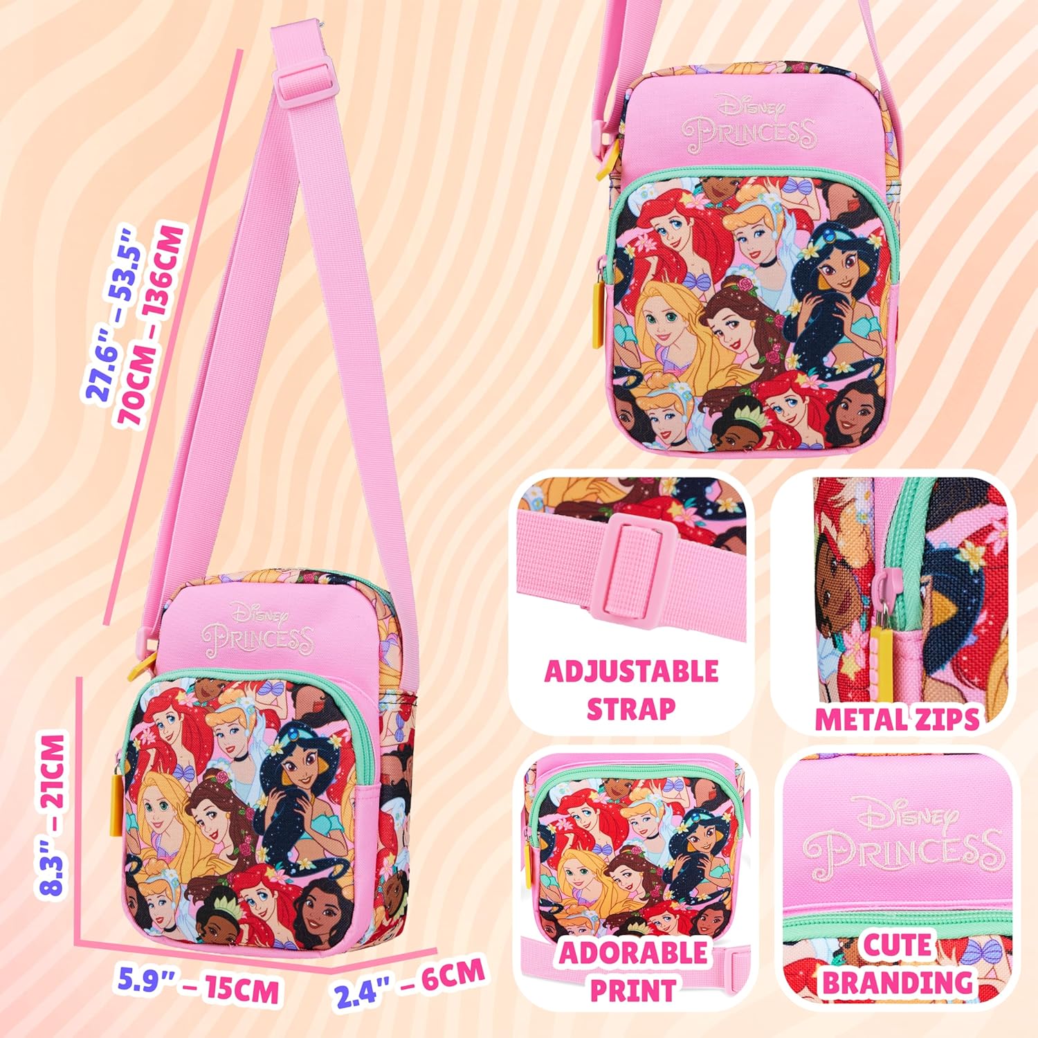 Disney Stitch Crossbody Bag Girls Teens Shoulder Bag Coin Purse Cute Stuff Travel Essentials Gifts for Girls - Image 6