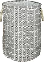 Vista 10 de Cesta redonda para ropa sucia, cestas de almacenamiento para guardería, cestas de regalo para el hogar, oficina, decoración del hogar