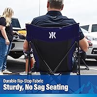 Vista 5 de Kijaro Silla Plegable Sports Fan, 26" L x 35.5" W x 37" H, Baltimore Ravens