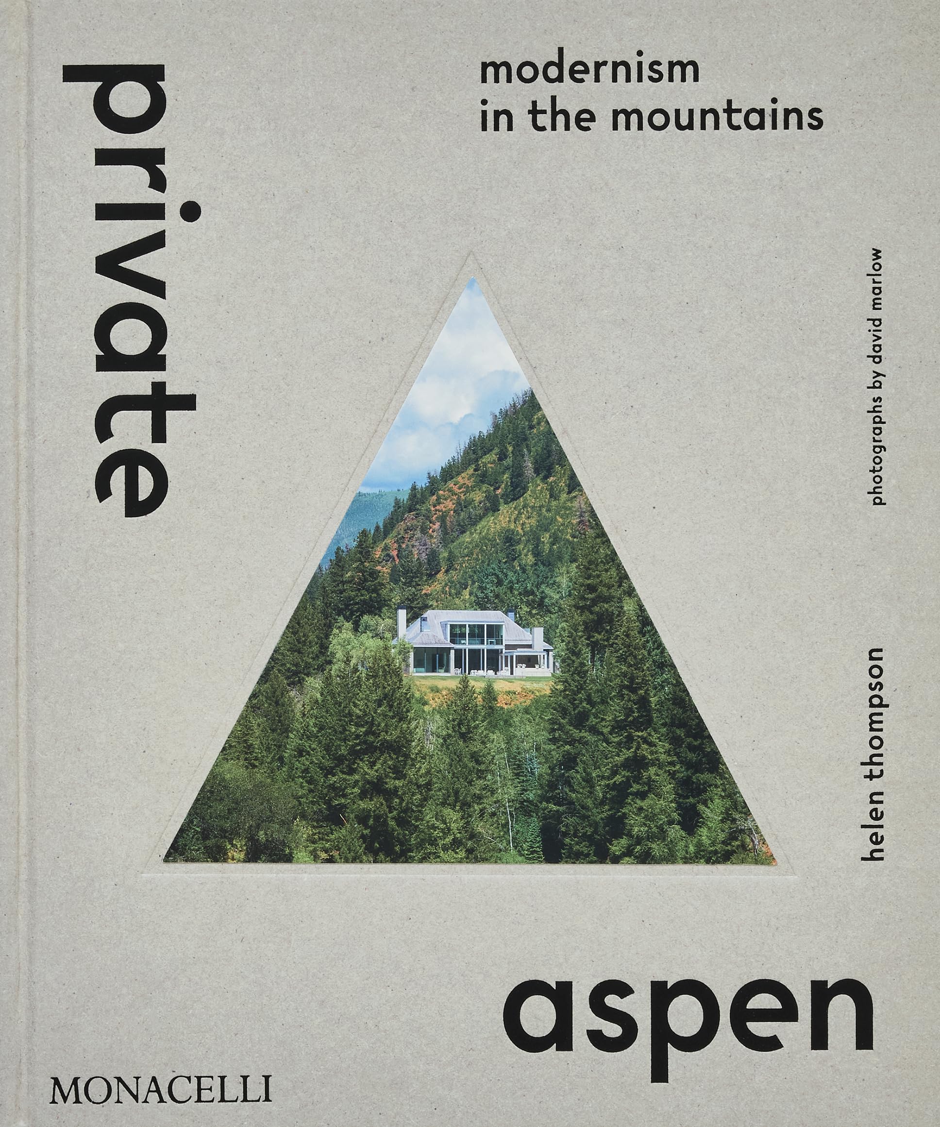 Private Aspen Modernist Beau livre architecture design de montagne