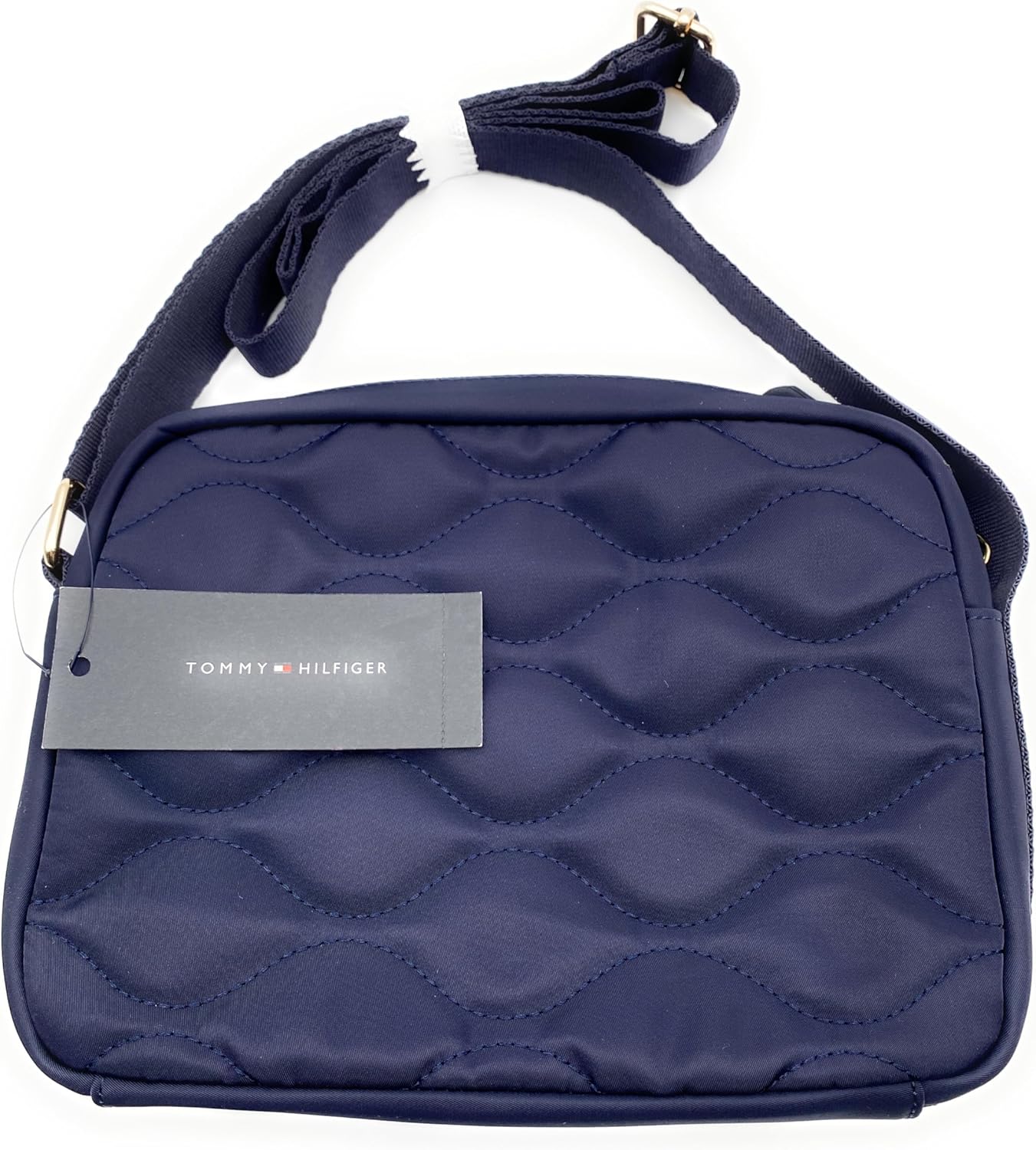 Tommy Hilfiger Bag - Women's - Blue - Crossbody - Shoulder Bag - 25 x 20 x 5 cm - Padded Look - Tommy Lettering - Women's Handbag - Women Bag4793, blue, Einheitsgröße