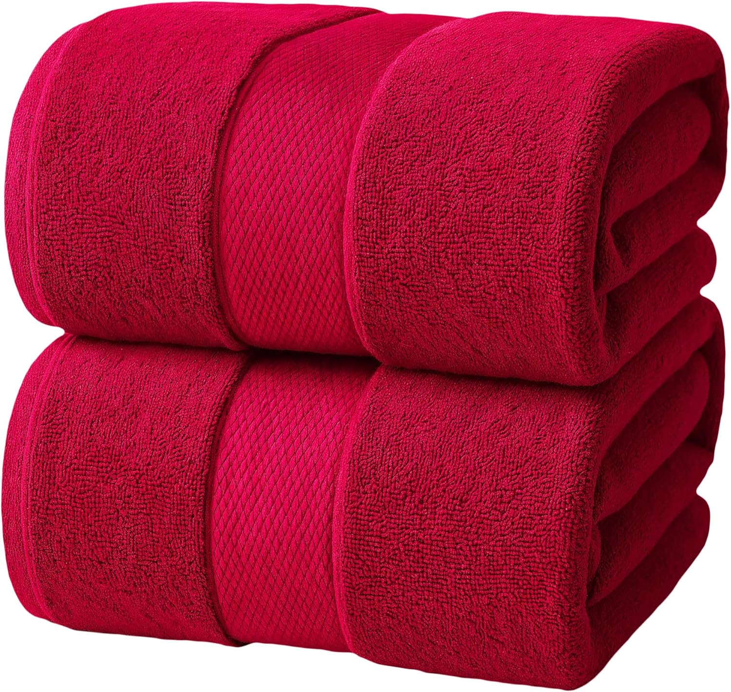 Infinitee Xclusives– Luxury Bath Sheets Towels – 2 Pack 600 GSM (35X70 Inches)– 100% Ring Spun Cotton Large Bath Towels for Bathroom (Shadow Grey, Bath Sheet Pack of 2)