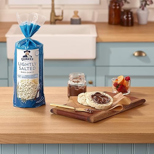 Miniatura 5 de Quaker Pasteles de arroz grandes ligeramente salados paquete de 6