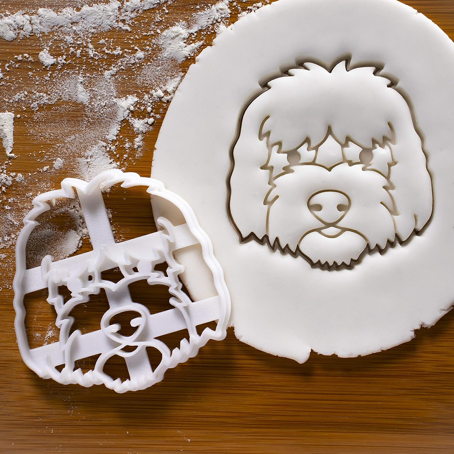 Set of 2 Goldendoodle cookie cutters, 2 pieces - Bakerlogy