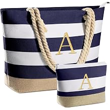 YOOLIFE Beach Bags for Women - Travel Canvas Beach Tote, Pool Waterproof Bag, Travel Essentials, Gifts for Women Birthday