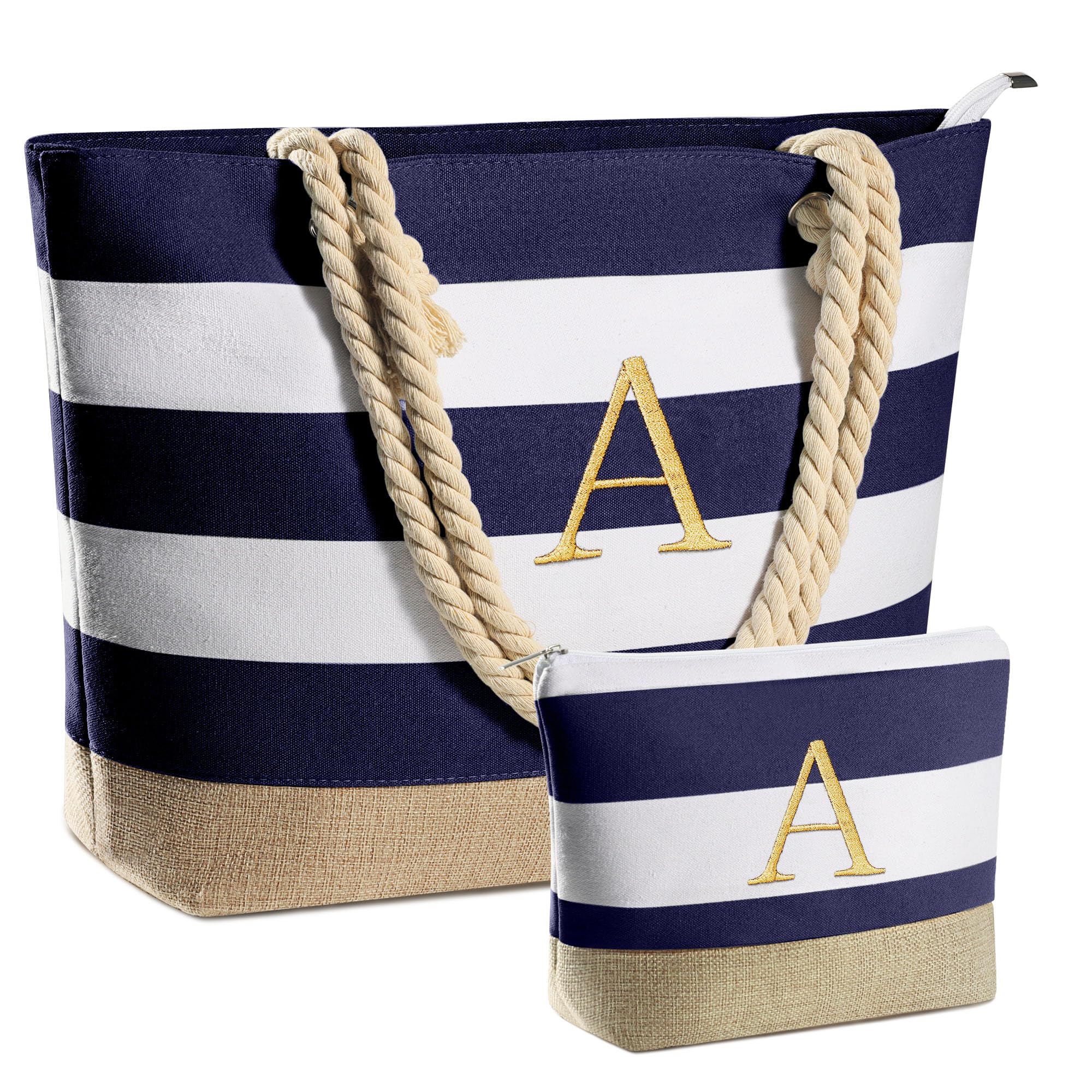 YOOLIFE Beach Bags for Women - Travel Canvas Beach Tote, Pool Waterproof Bag, Travel Essentials, Gifts for Women Birthday