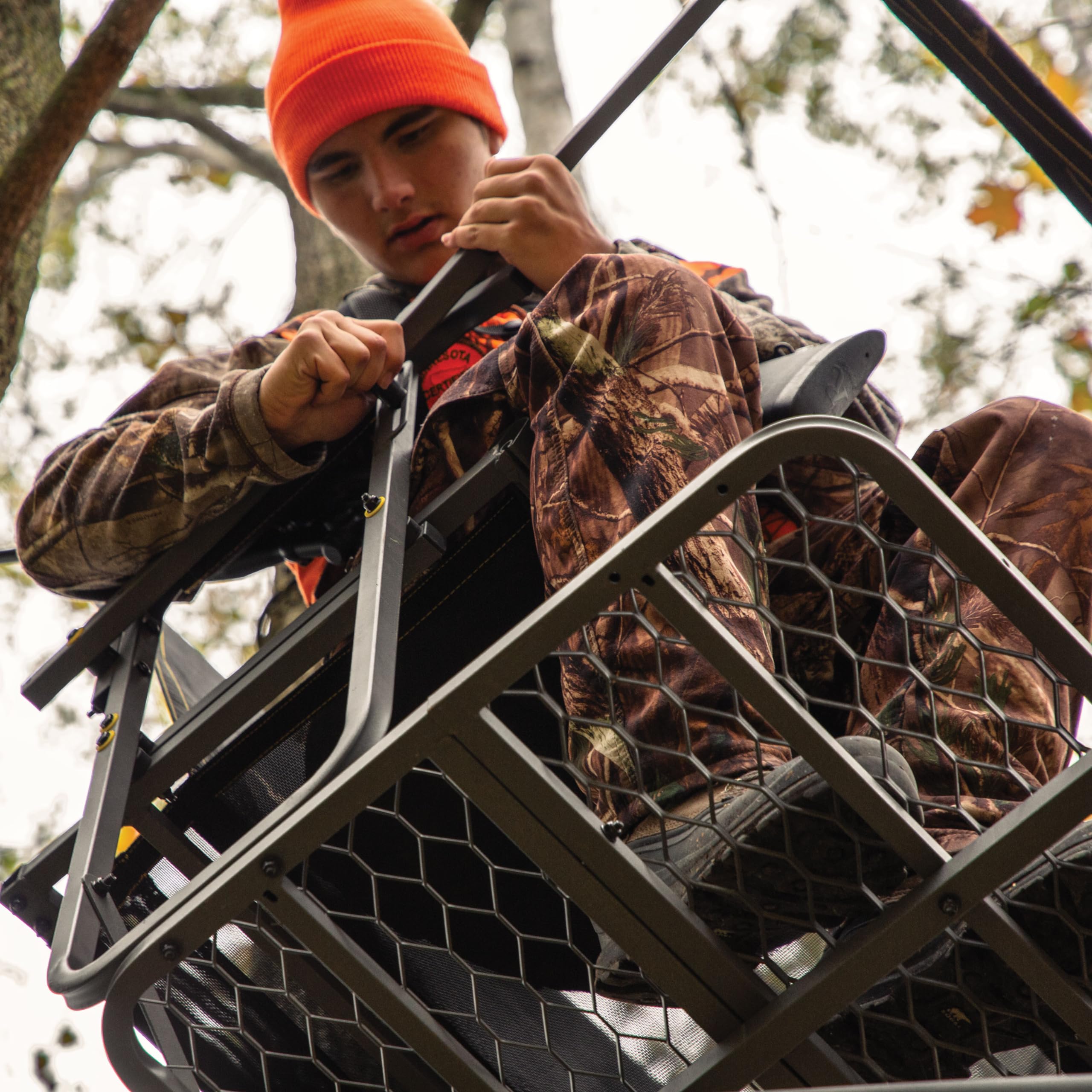 Amazon.com : Rivers Edge TwoPlex LS 2-Man Ladder Stand, 17'1